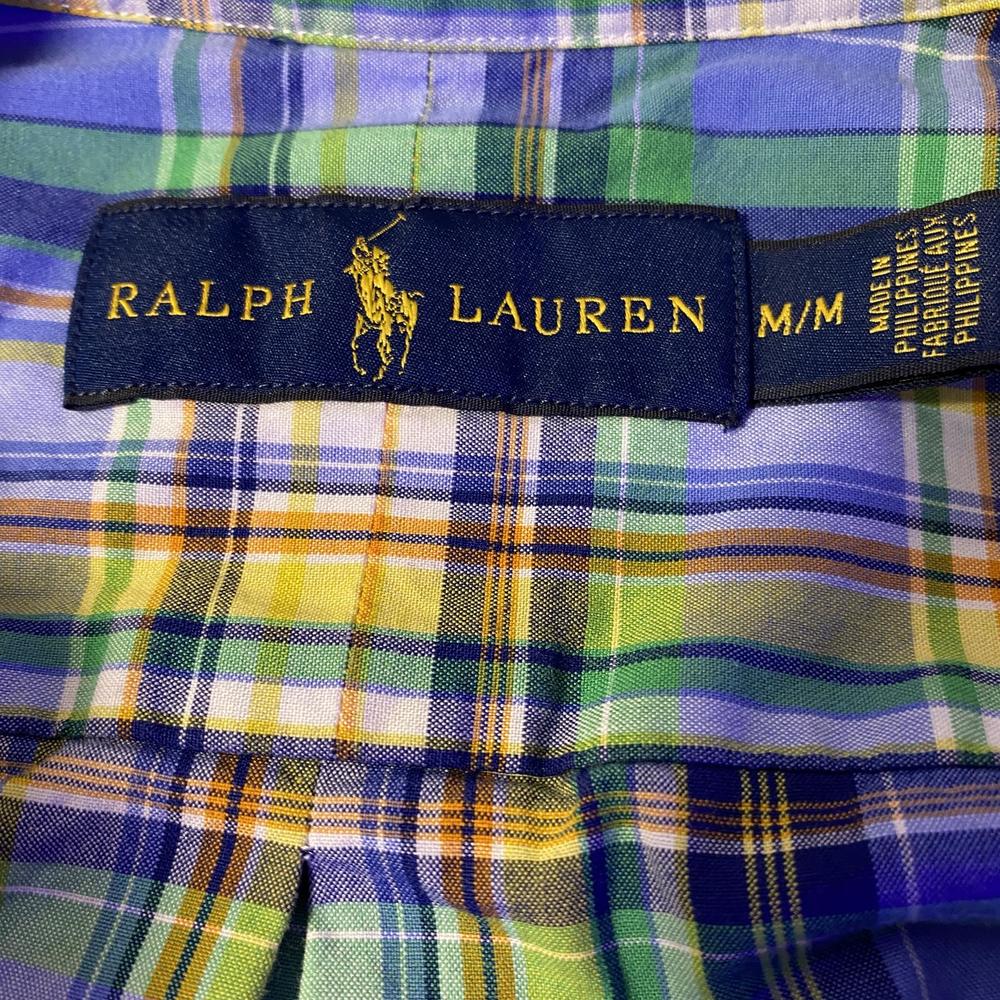 Ralph Lauren button down plaid - Picture 6 of 9
